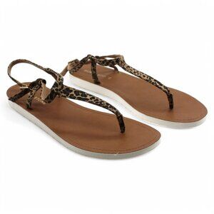 Sun + Stone Kristi T-Strap Flat Sandals